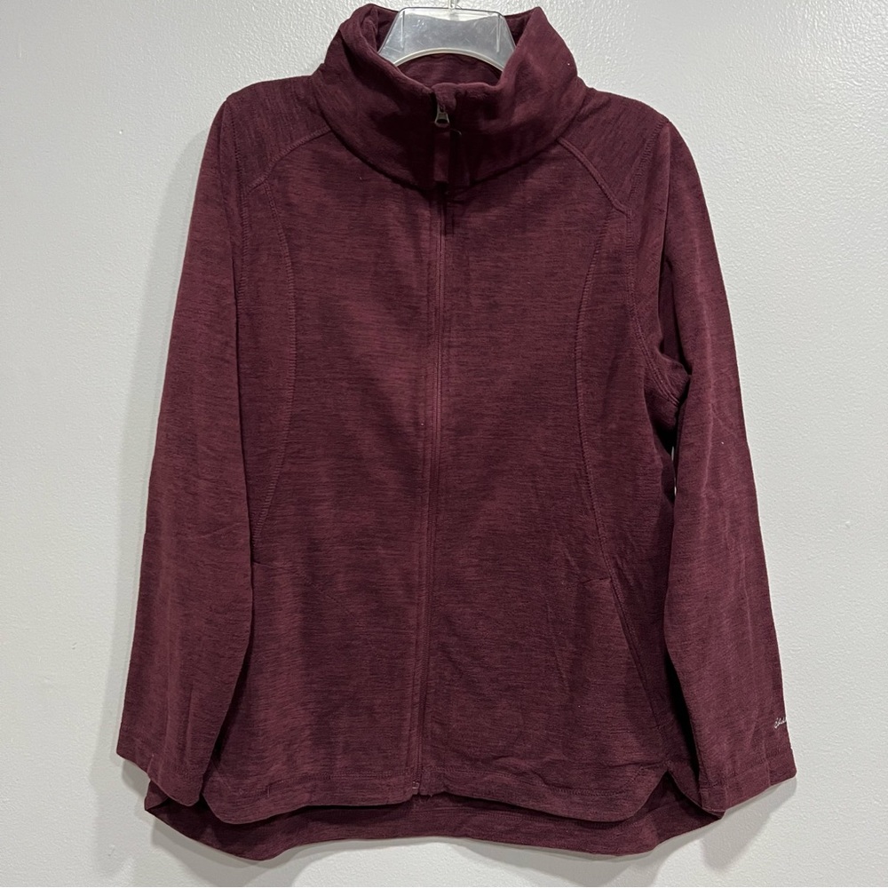 Eddie Bauer women fleece jacket size L‎